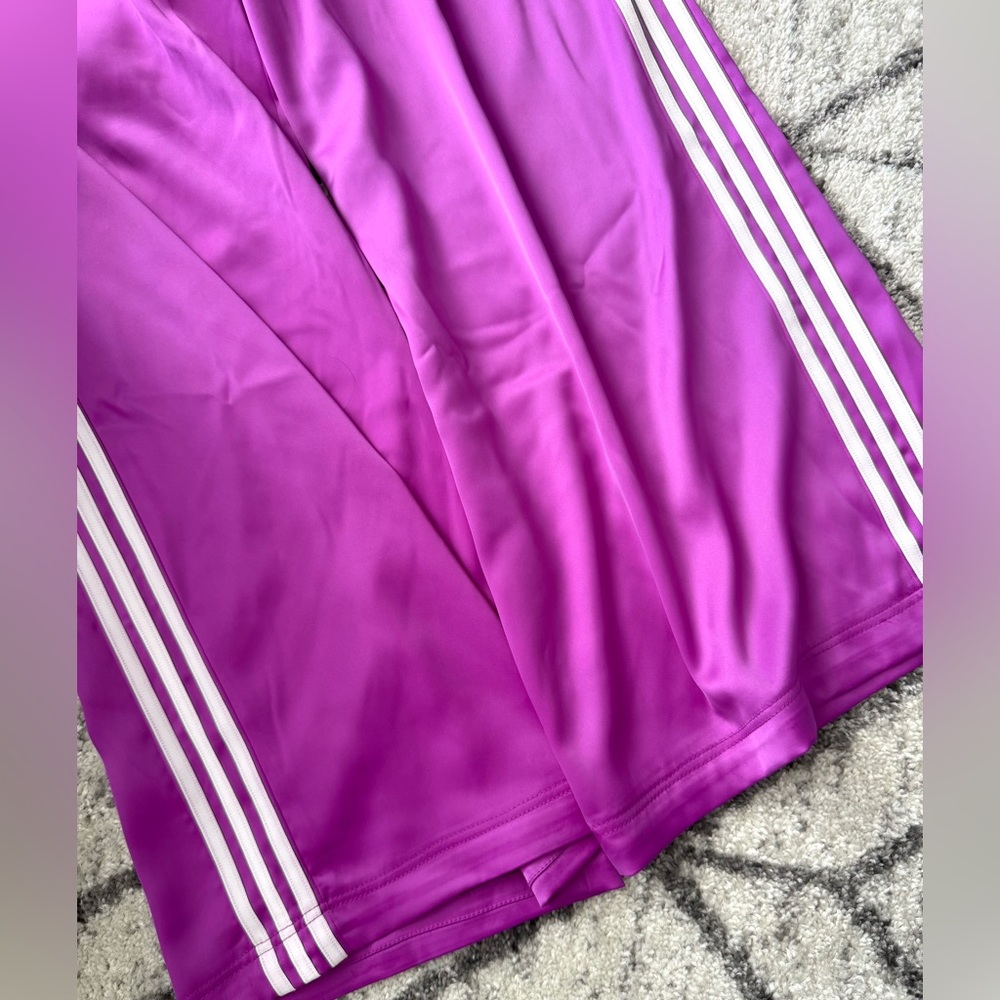 2pcs adidas Firebird Track Jacket and Wide leg Satin Pants Set - Picture 12 of 13